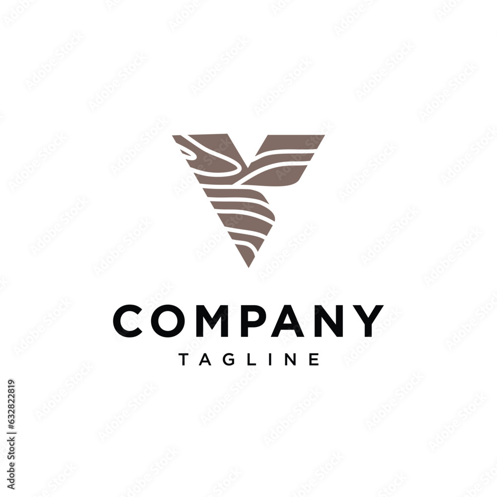 Letter V wood logo icon vector template.eps Letter V wood logo icon vector template.eps