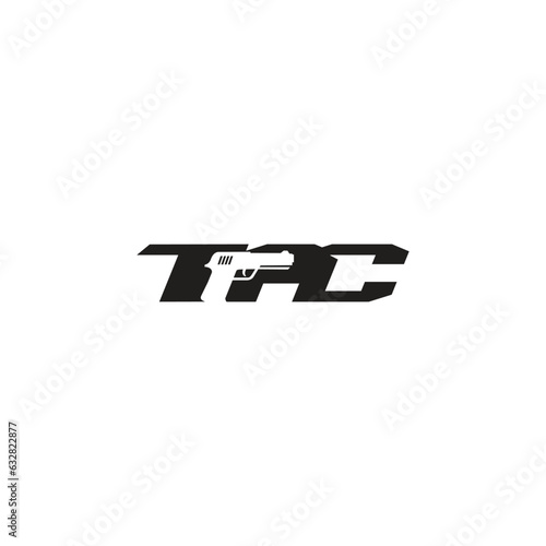 
TAC gun logo icon vector template.eps