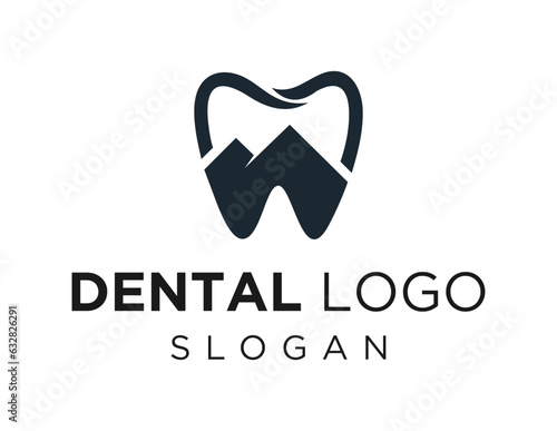 Logo design about Dental on white background. created using the CorelDraw application.