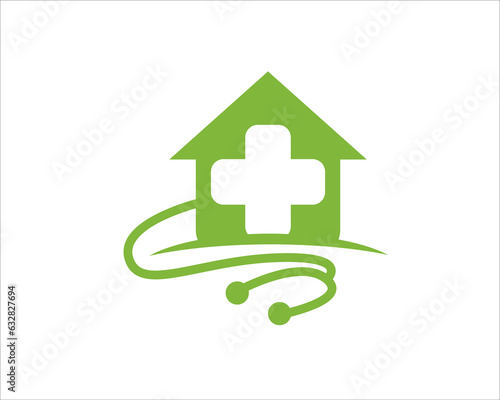medical home clinic service logo designs simple modern for medical service and clinic