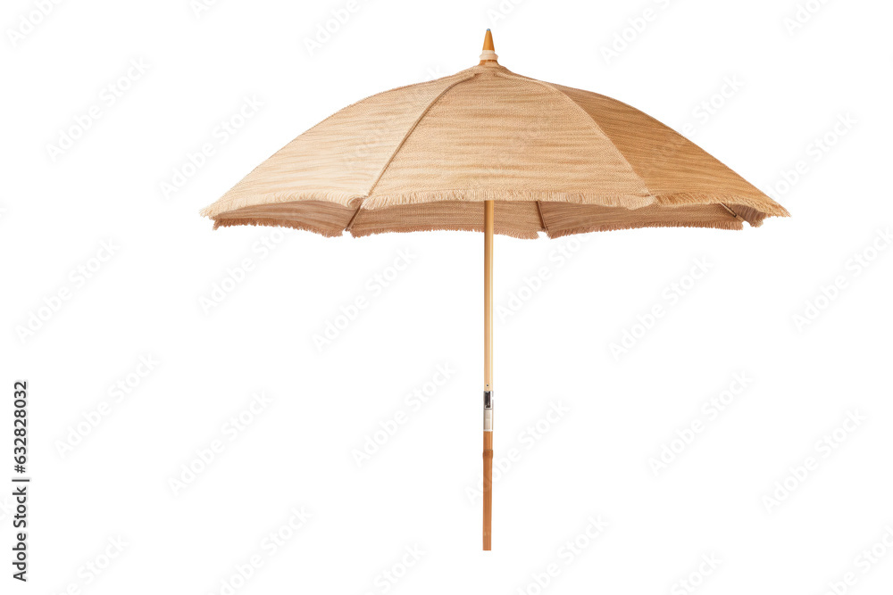 Straw beach umbrella isolated isolated on white or transparent background Straw beach umbrella isolated isolated on white or transparent background