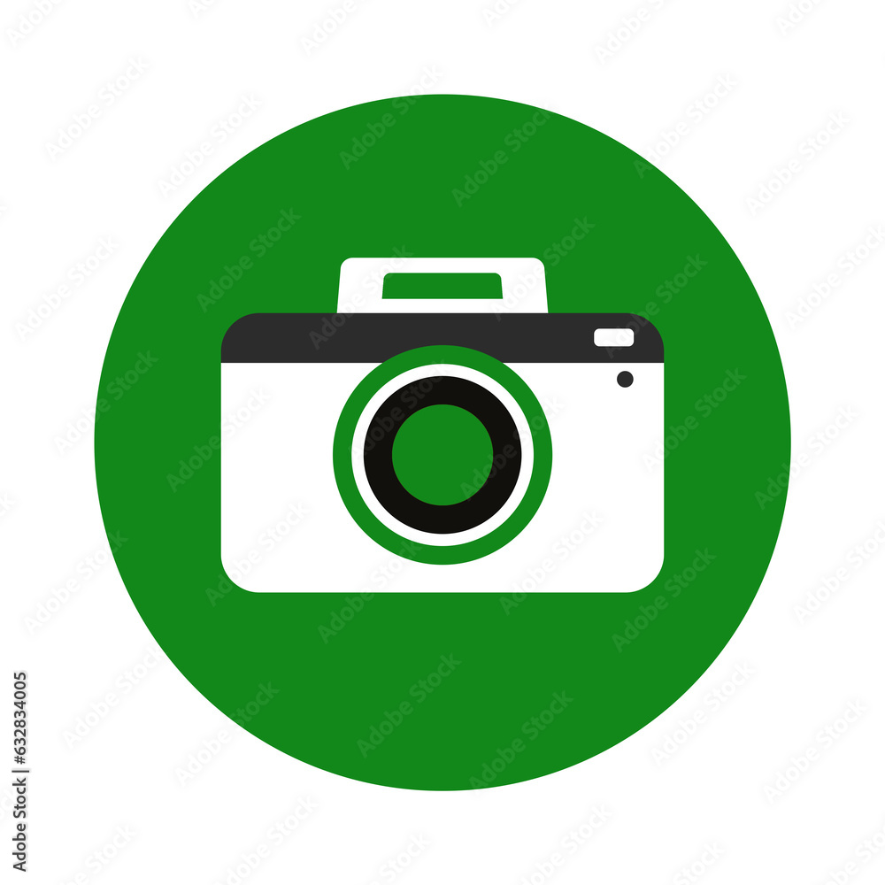 green camera circle icon green camera circle icon
