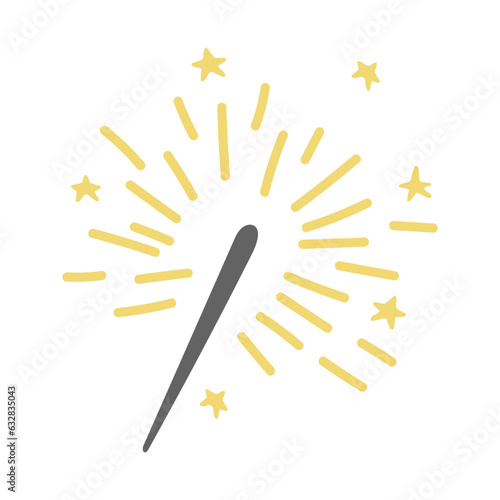 Bengal light sparkler, Bright sparks