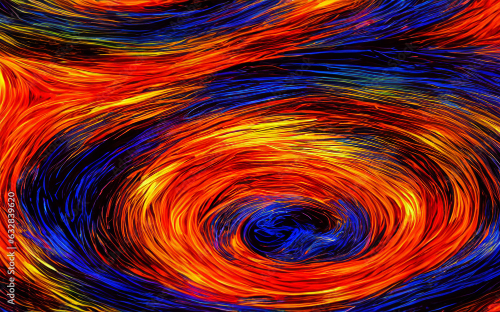 Fototapeta premium Abstract Modern Fire Waves Gradient Background Design