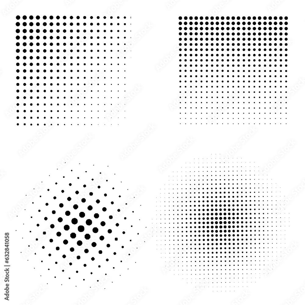 Halftone dot tone grunge effect abstract pattern texture vector graphic retro illustration.gradient geometric element art shape modern creative pop wallpaper vintage monochrome print frame