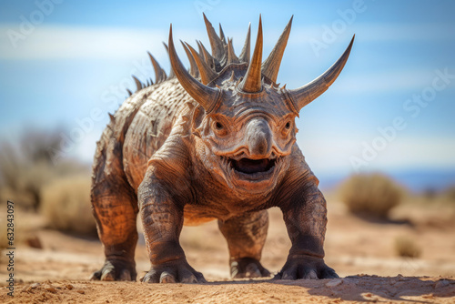 Majestic Styracosaurus in its Prime