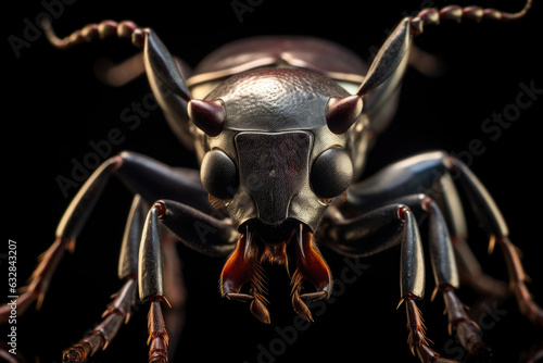 Stag Beetle in All Its Glory © AIproduction