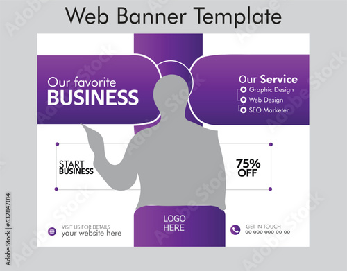 
 vector horizontal digital marketing agency web template design,
vector advertisting business web banner template,
