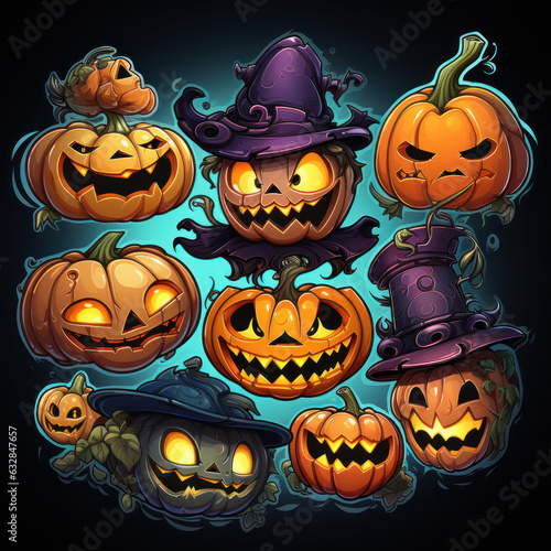 halloween themed artworks.