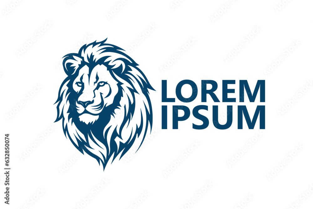 Fototapeta premium Lion logo template design vector