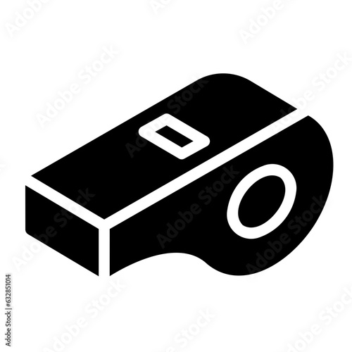 whistle Solid icon