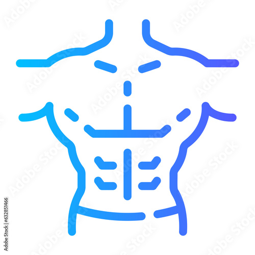 six pack Line Gradient Icon