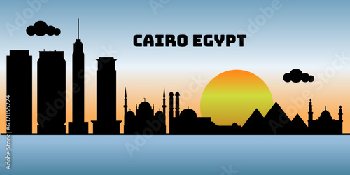 Cairo egypt cityscape skyli...