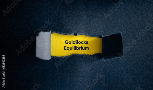 Goldilocks Equilibrium Banner. photo