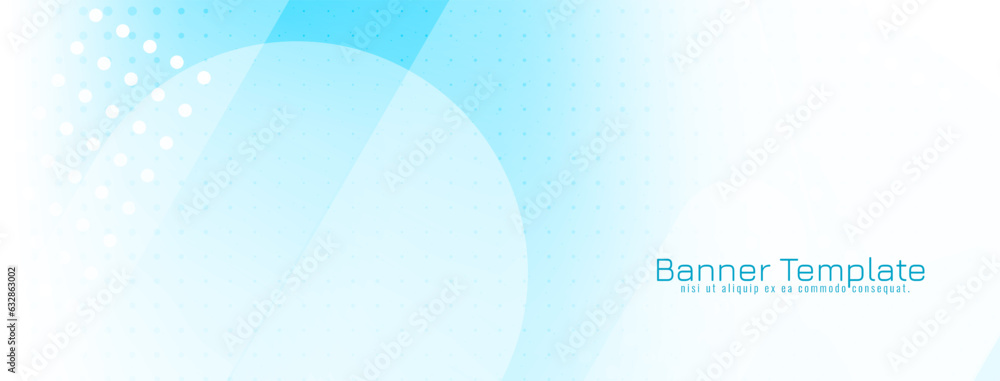 Abstract geometric design modern blue color banner Abstract geometric design modern blue color banner