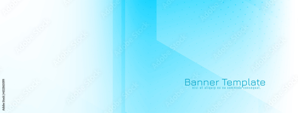 Abstract geometric design modern blue color banner Abstract geometric design modern blue color banner