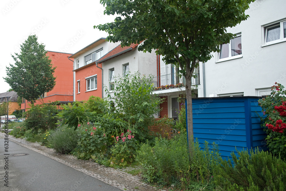 Obraz premium Quartier Vauban écologique à émergie positive, Bribourg, Allemagne