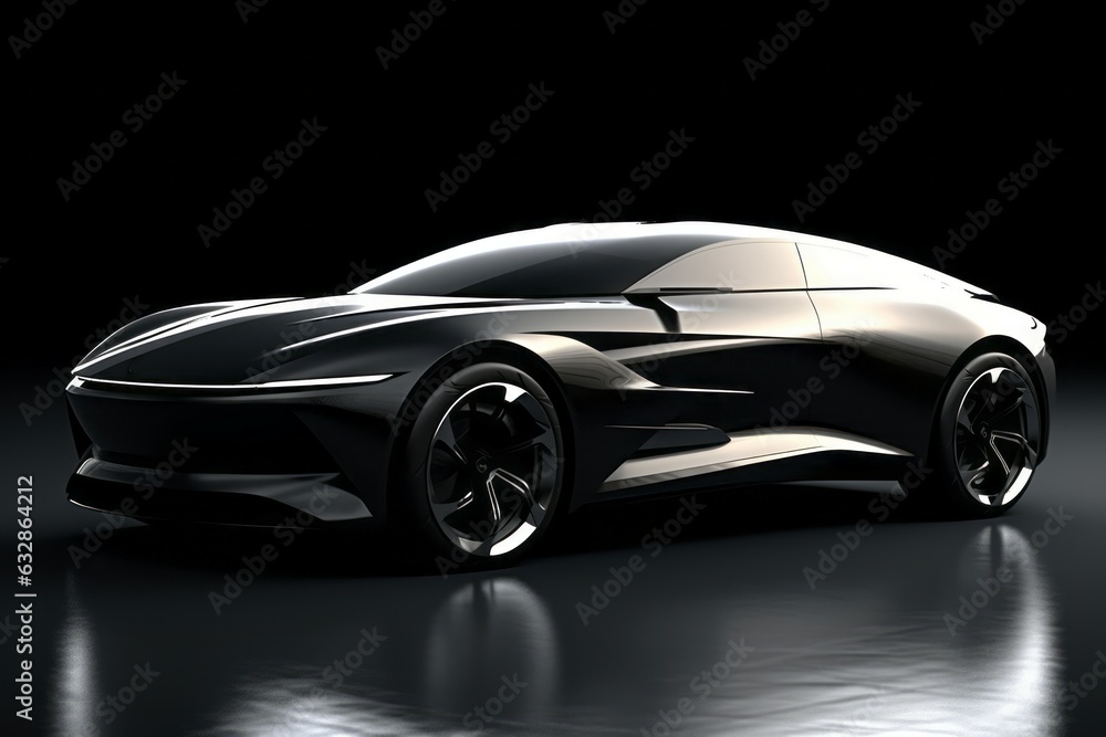 Electric sport car design concept for clean energy vehicle Created with Generative AI technology. Electric sport car design concept for clean energy vehicle Created with Generative AI technology.