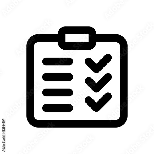 check list line icon