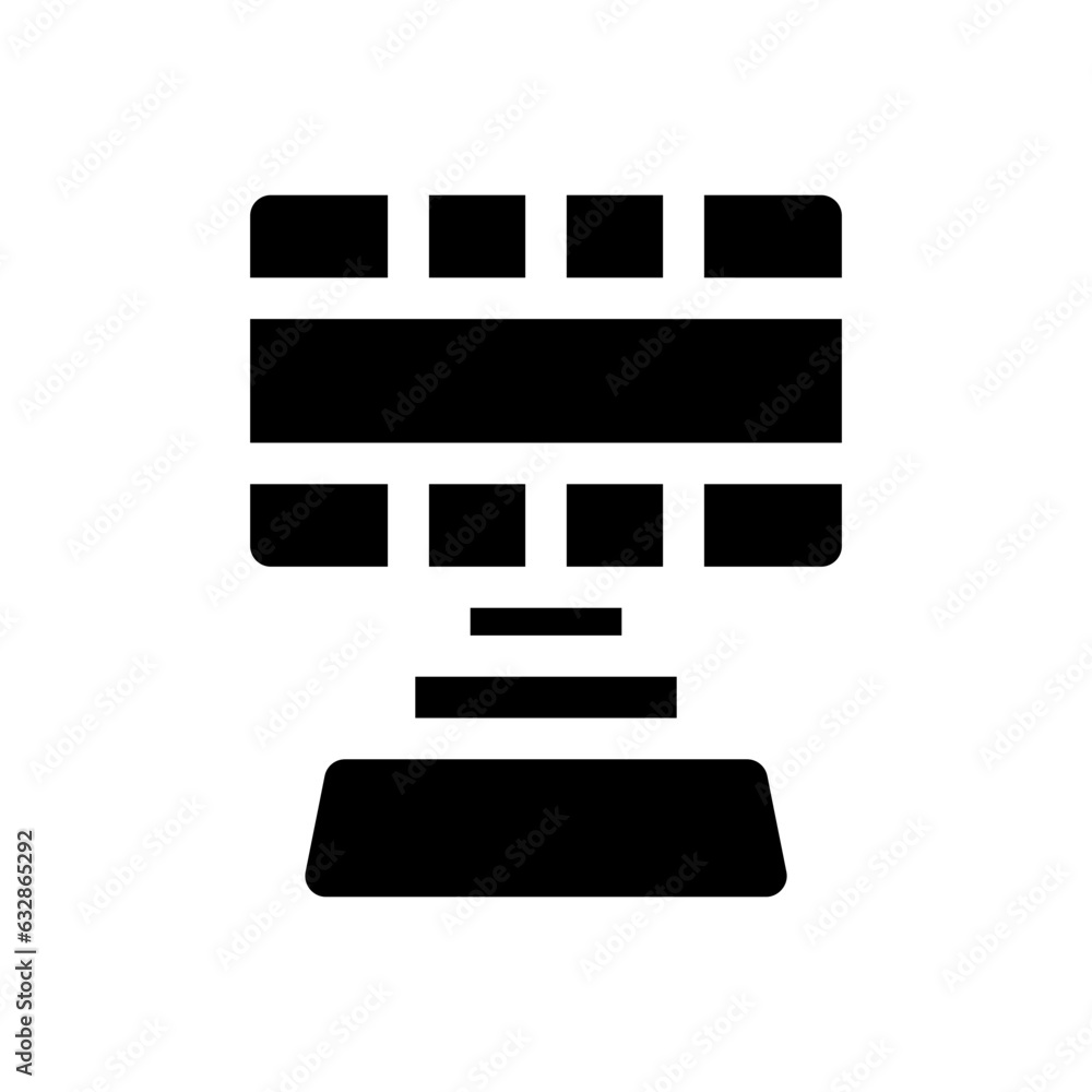 trophy glyph icon trophy glyph icon