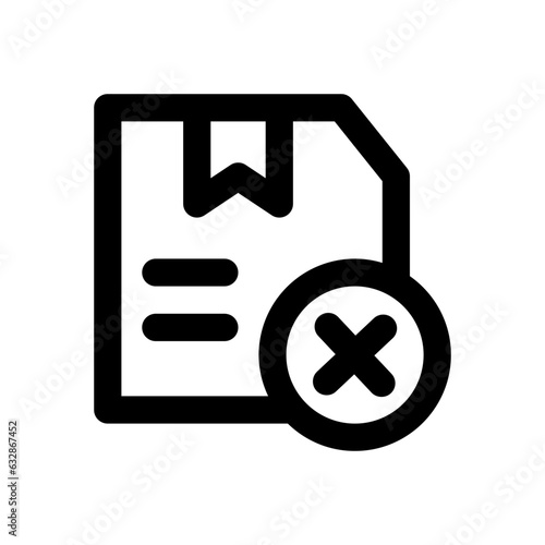 discard line icon