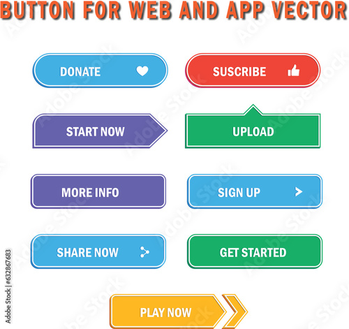 cta web button collection