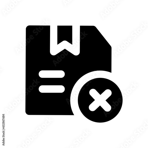discard glyph icon