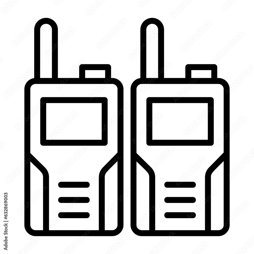 Communication, Two way radio, Portable radio, Wireless, Transceiver icon Communication, Two way radio, Portable radio, Wireless, Transceiver icon