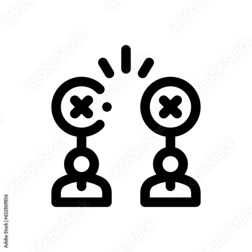 protest line icon