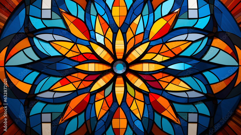 Symmetric Serenity: Abstract Geometric Harmony Symmetric Serenity: Abstract Geometric Harmony