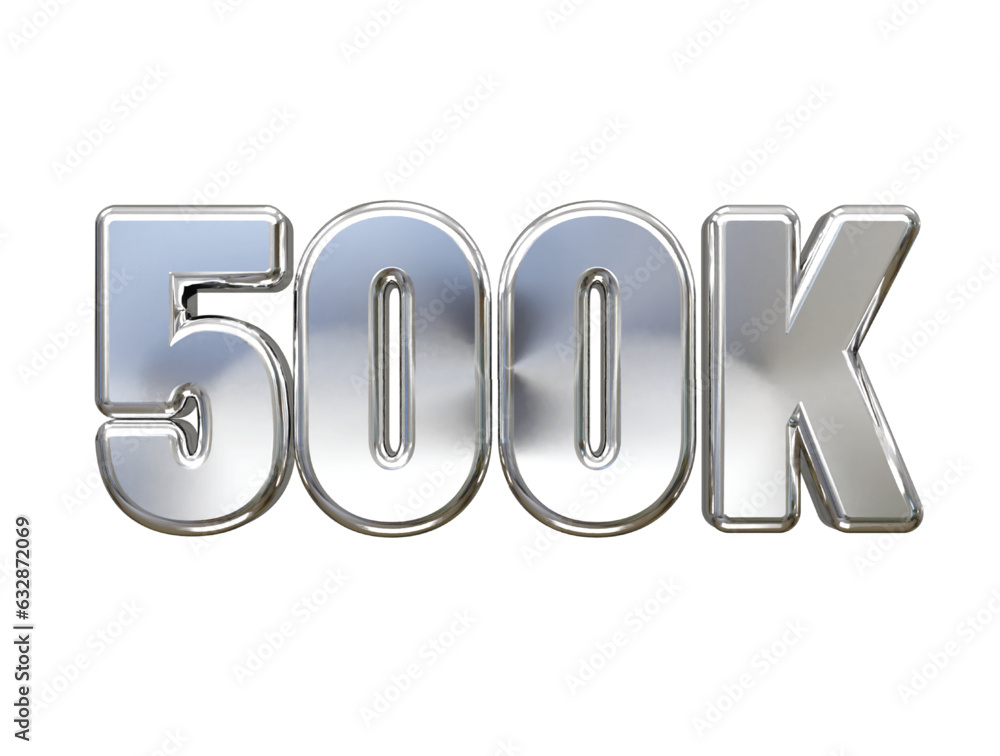 500K 3d rendering text effect transparent vector 500K 3d rendering text effect transparent vector