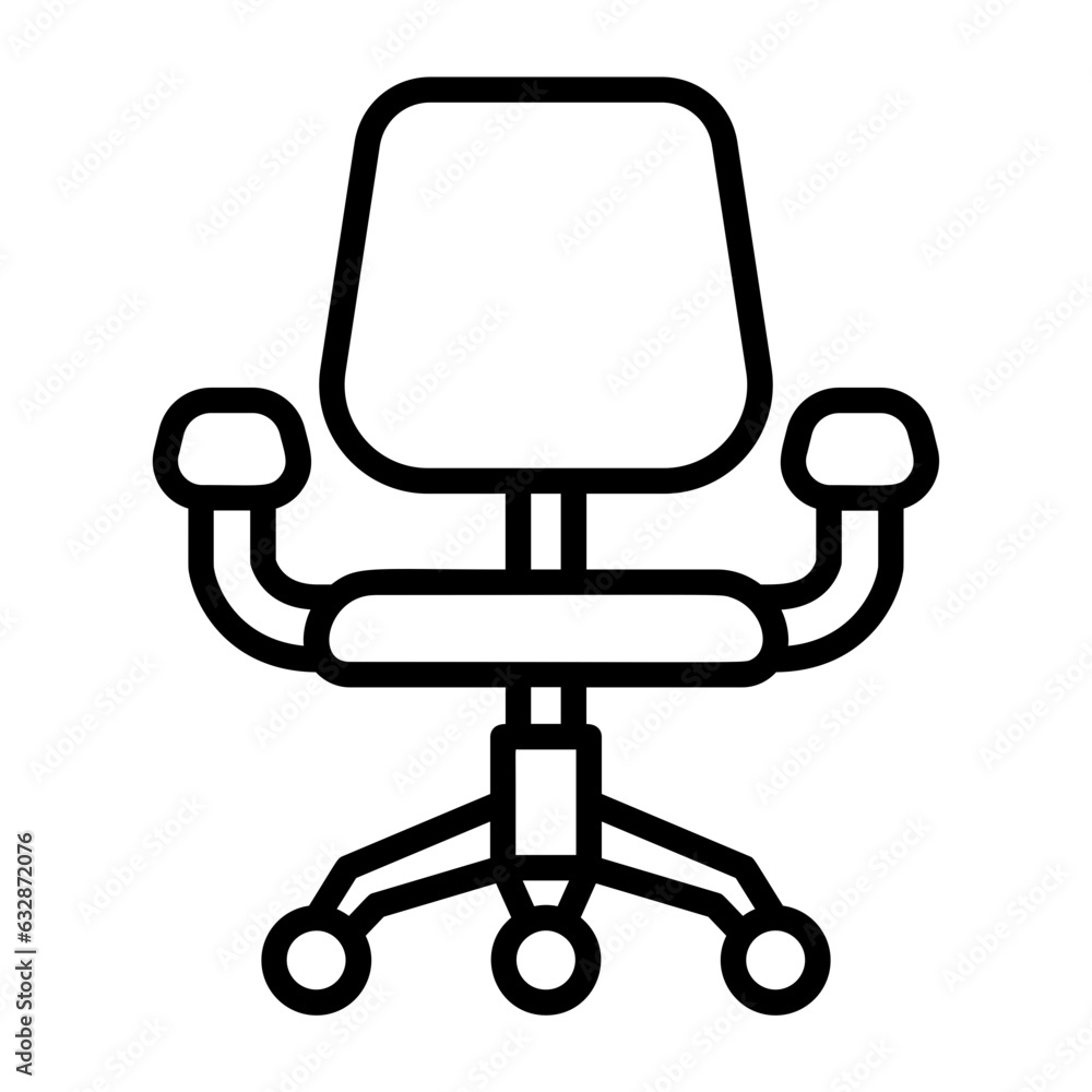 Ergonomics, Comfort, Workstation, Seating, Office furniture icon Ergonomics, Comfort, Workstation, Seating, Office furniture icon