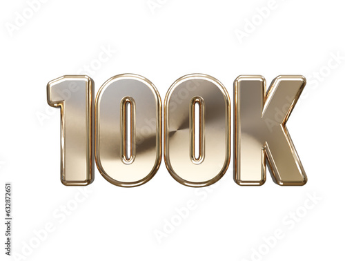 100K 3d rendering text effect transparent vector