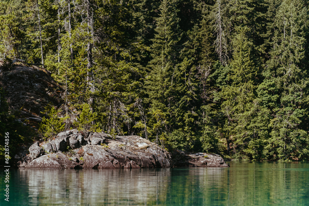 Summer at Lake Diablo in North Cascades National Park in Washington Summer at Lake Diablo in North Cascades National Park in Washington