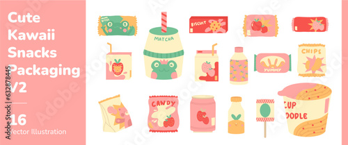 Cute Kawaii Snack Packaging 2