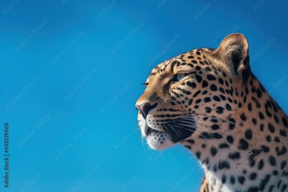 Fototapeta premium Leopard in the savannah