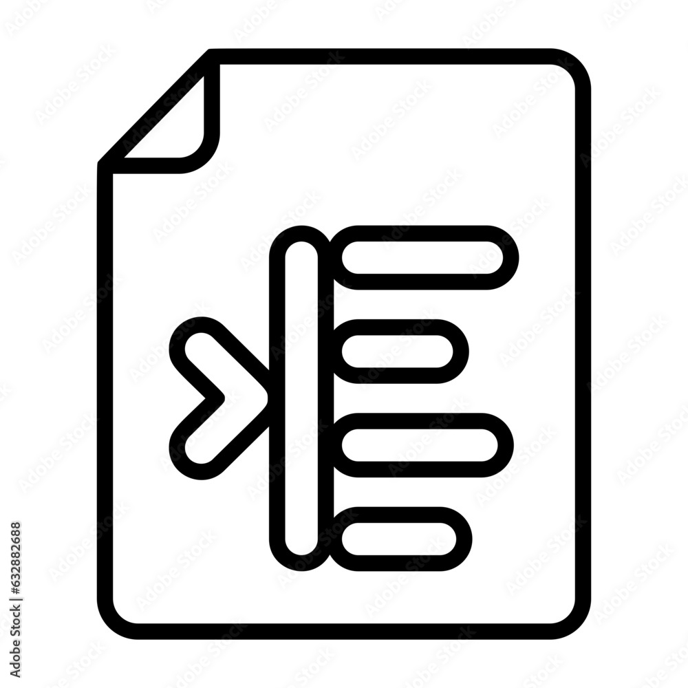 Left justification, left align, left side alignment, left positioning