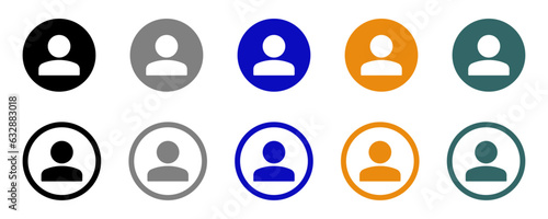  User avatar vector flat graphic icons