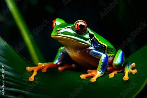 frog on leaf © Arham