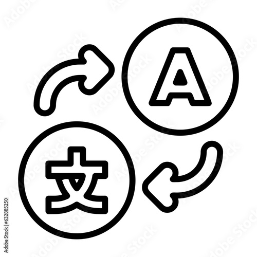 Bild auf Leinwand Tongue, speech, communication, dialect, lingo icon