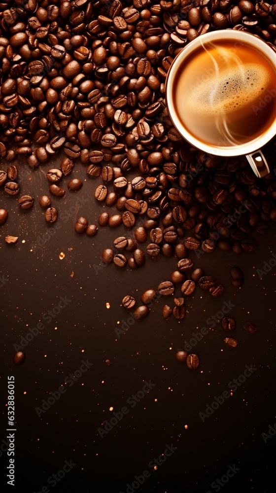coffee background generative ai