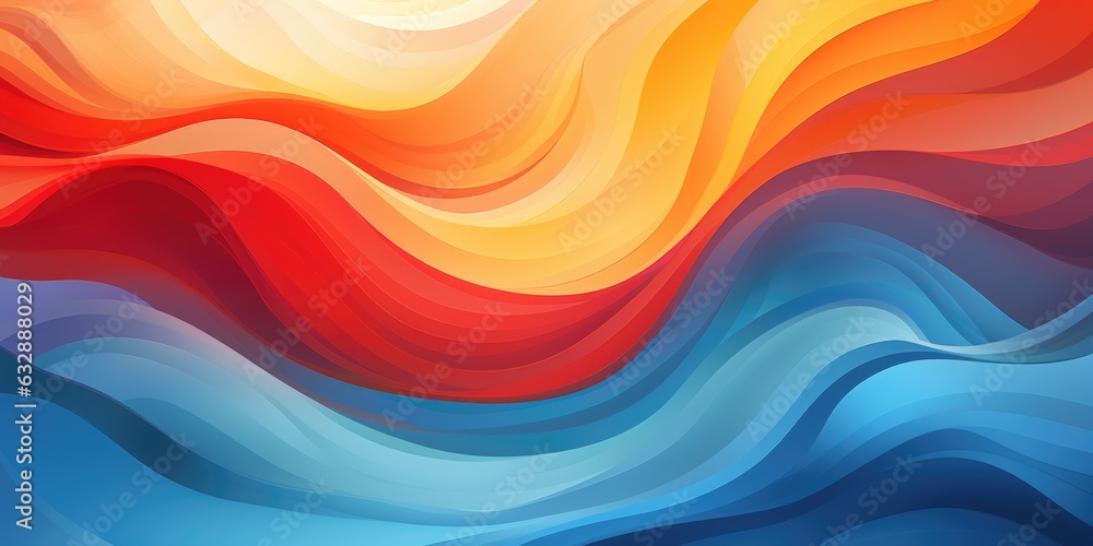 Obraz premium Abstract background orange blue