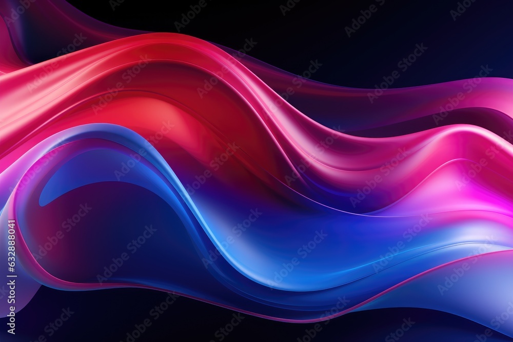 Abstract blue pink neon dynamic shapes Abstract blue pink neon dynamic shapes