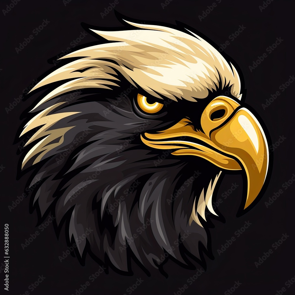 Fototapeta premium Bald eagle head