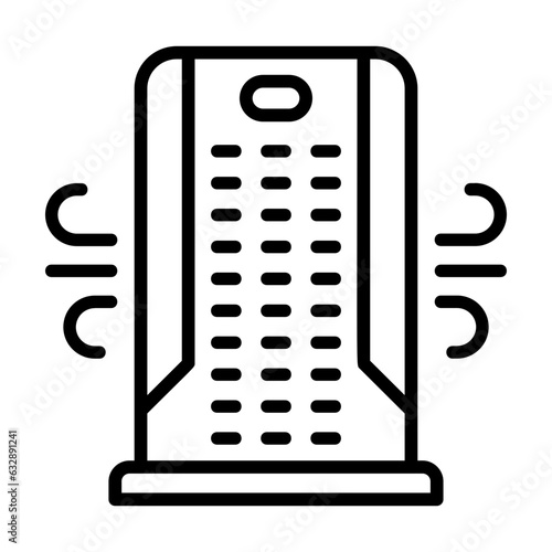 Air cleaner, air filter, air freshener, air scrubber, air sterilizer icon