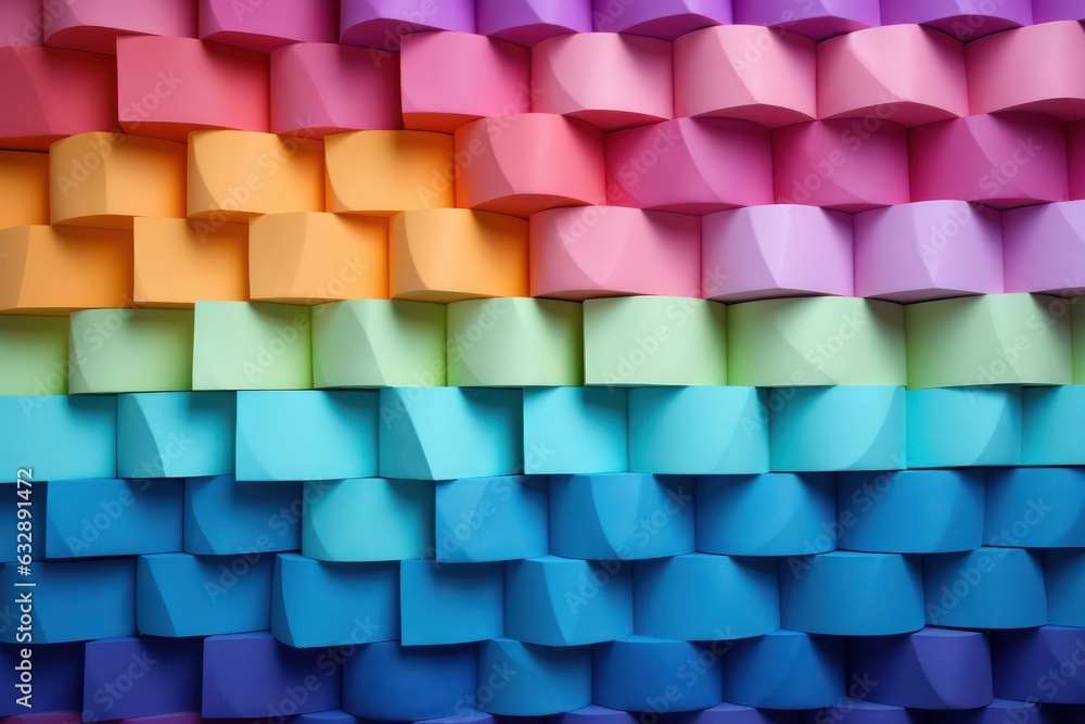 Abstract background with rainbow Abstract background with rainbow