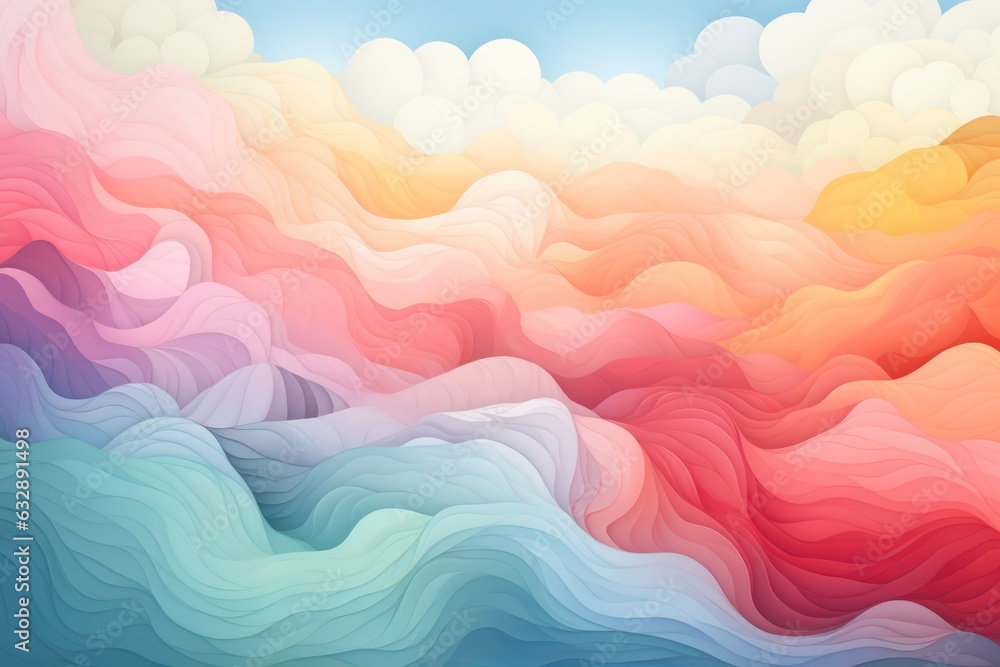 Abstract background with rainbow Abstract background with rainbow