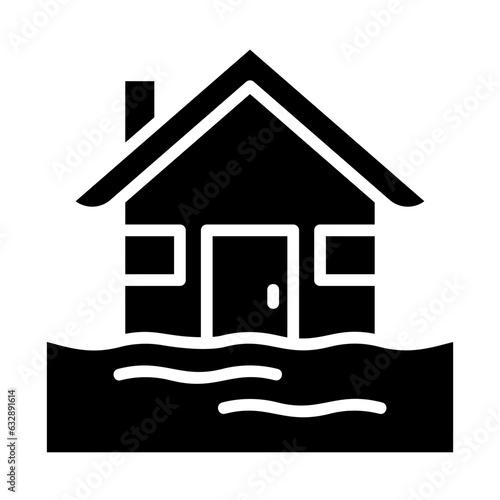Deluge, inundation, overflowing, overflow, floodwater icon