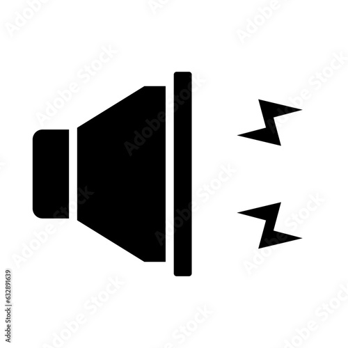 Sound, racket, din, clamor, noise pollution icon