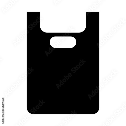 Polybag, shopping bag, carrier bag, plastic sack, polyethylene bag icon